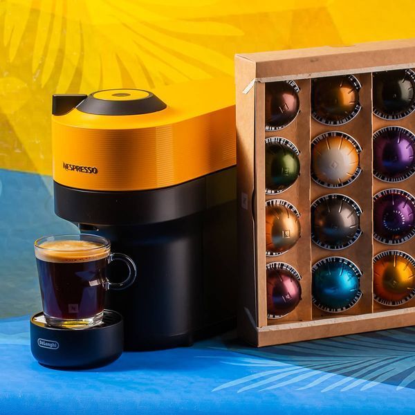 Кофемашина Nespresso Vertuo Pop Mango Yellow + 12 капсул Vertuo 1741924147 фото