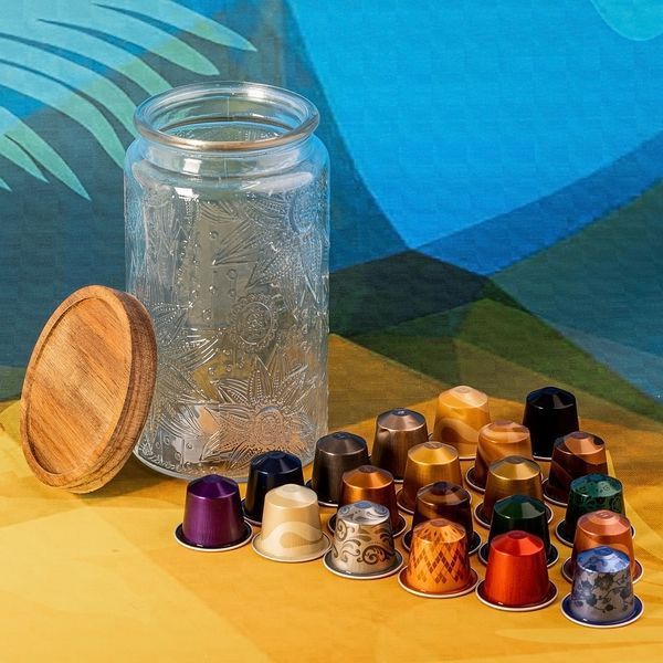 Дегустационный набор Nespresso Original с колбой &mdash; 20 капсул, 20 вкусов 2685707184 фото