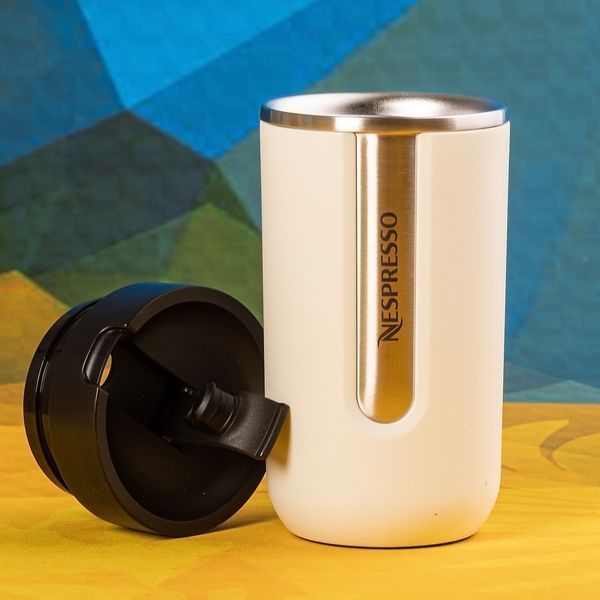 Термокружка Nespresso NOMAD Travel Mug Medium, vanilla (ваніль) 400 мл 2765156916 фото