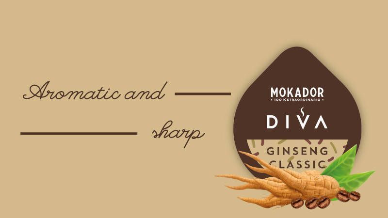 Напиток в капсулах Mokador Diva Ginseng Classic, напиток с женьшенем &mdash; 25 капсул 1913044294 фото