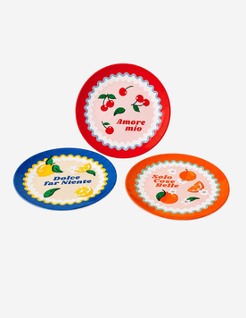 Набір десертних тарілок Bialetti (Біалетті) Mercato Della Frutta, 20 см, 3 шт. 15BAR-20278 фото