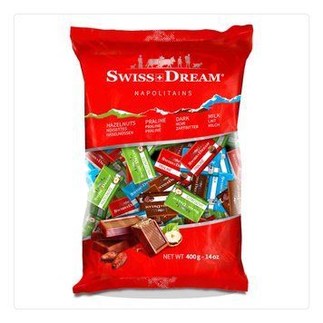 Набір міні-шоколаду SwissDream Napolitains Classic, 400 г SD106 фото