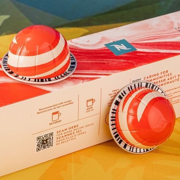 Капсулы Nespresso Vertuo White Chocolate & Strawberry (билий шоколад и полуниця), Швейцария 230 мл &mdash; 10 капсул, 230 мл 2543240697 фото