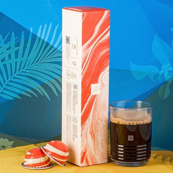 Капсулы Nespresso Vertuo White Chocolate & Strawberry (билий шоколад и полуниця), Швейцария 230 мл &mdash; 10 капсул, 230 мл 2543240697 фото
