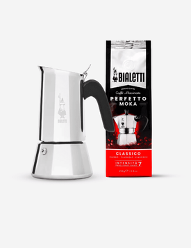 Стартовый набор Bialetti Venus 6 чашек для индукции + кофе Perfetto Moka 250 г 0003541 фото