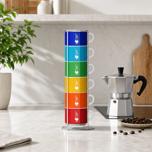 Набір різнобарвних чашок Bialetti TAZZ110 фото