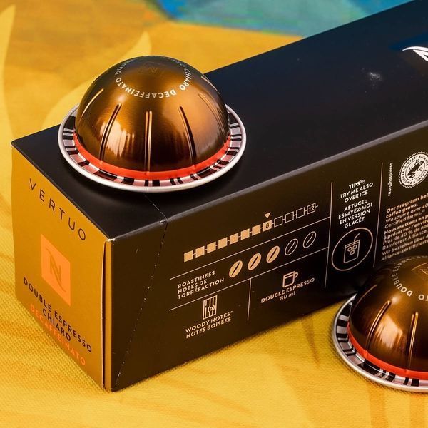 Кофе в капсулах Nespresso Vertuo Double Espresso Chiaro Decaffeinato &mdash; 10 капсул 2663079217 фото
