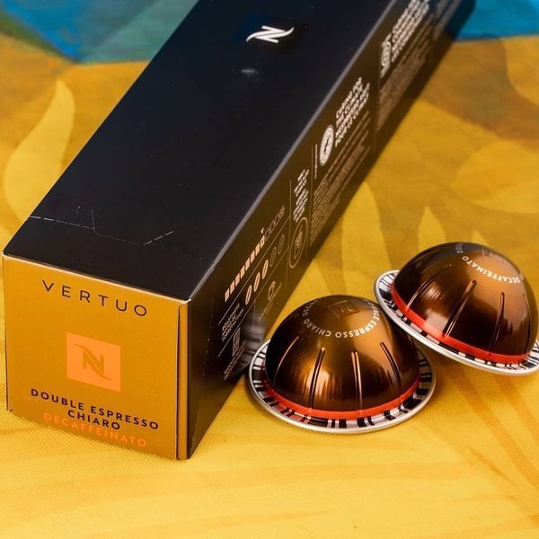 Кофе в капсулах Nespresso Vertuo Double Espresso Chiaro Decaffeinato &mdash; 10 капсул 2663079217 фото