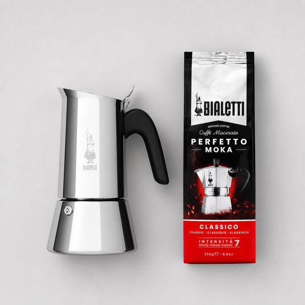 Стартовый набор Bialetti Venus 6 чашек для индукции + кофе Perfetto Moka 250 г 0003541 фото