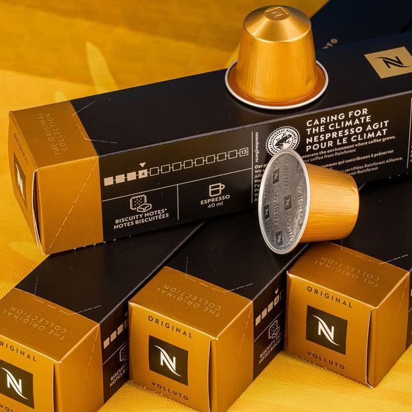 Набір 5 тубів кави в капсулах Nespresso Volluto (солодкий і фруктовий еспресо), 50 капсул 2614087068 фото