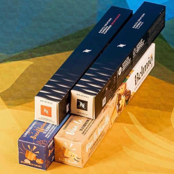 Набор кофе Nespresso Original и Belmio Vanilla Symphony &mdash; 4 тубы, 40 капсул 2683987487 фото