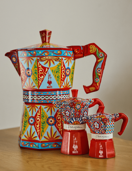 Колекційна гейзерна кавоварка Bialetti x Dolce&Gabbana Sicilian Cart, 50 чашок 0000412 фото