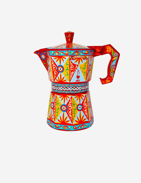 Колекційна гейзерна кавоварка Bialetti x Dolce&Gabbana Sicilian Cart, 50 чашок 0000412 фото