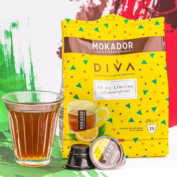 Капсулы Mokador Diva Te al Limone, лимонный чай, 25 шт. 1913063560 фото