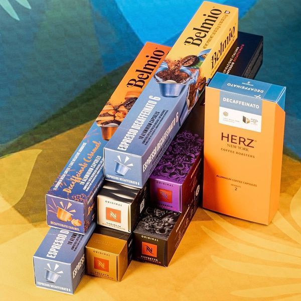 Премиум набор капсул без кофеина Belmio Decaffeinato Mix, 80 капсул &mdash; совместимые с Nespresso Original 2929578398 фото