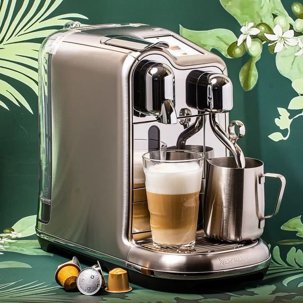 Кавомашина Nespresso Creatista Plus Stainless Steel з паровою трубкою для капсул Original 1424131831 фото