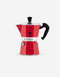 Гейзерная кофеварка Bialetti Moka Express, красная, 1 чашка (60 мл) 15BAR-14794 фото 1