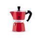 Гейзерная кофеварка Bialetti Moka Express, красная, 1 чашка (60 мл) 15BAR-14794 фото 2