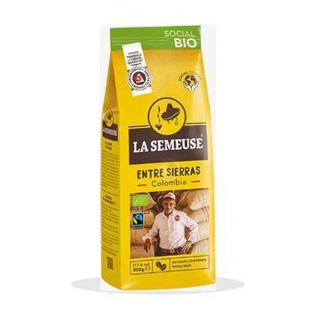 Кава в зернах La Semeuse Entre Sierras Colombia Bio, 500 г, Швейцарія 7610244011200 фото