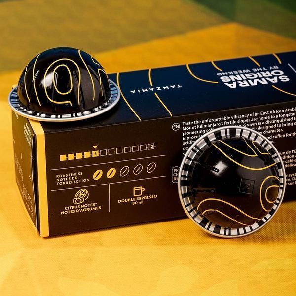 Капсули Nespresso Vertuo Кава в капсулах Vertuo Samra Origins &mdash; Tanzania (limited edition), Швейцарія 80ml &mdash; 10 капсул 2813296859 фото