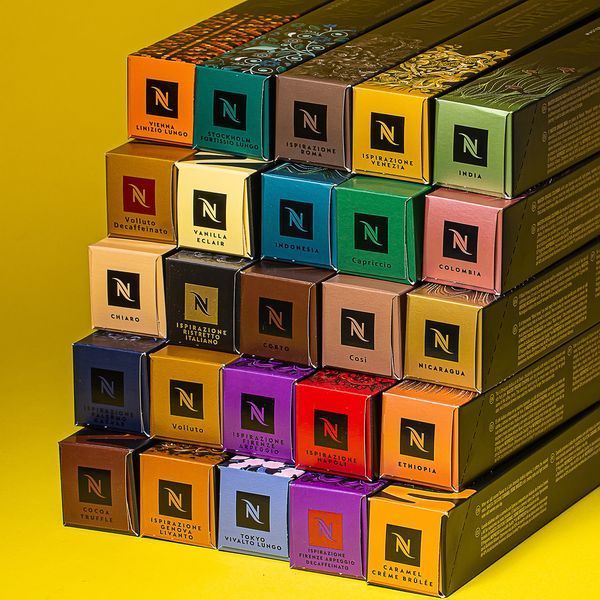 Подарочный набор кофе Nespresso Original Discovery Selection &mdash; 25 тубов, 250 капсул 1665368025 фото