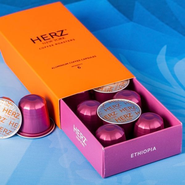 Кофе в капсулах HERZ New York Ethiopia Single Origin &mdash; 10 капсул, совместимые с кофемашинами Nespresso Original 2905856449 фото