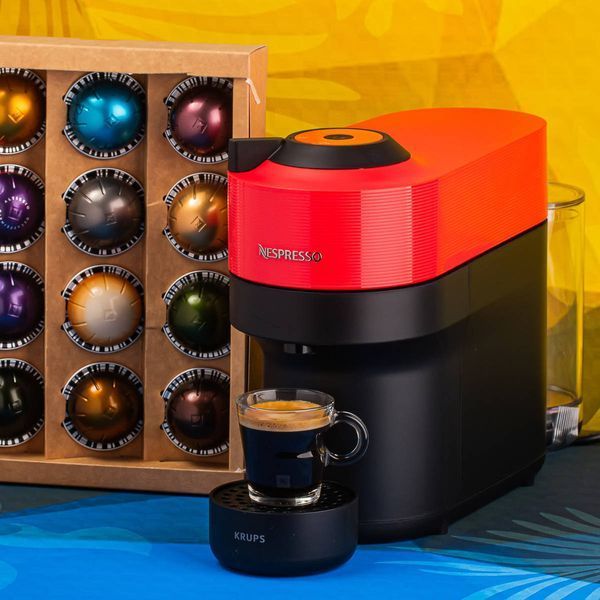 Кавомашина Nespresso Vertuo Pop Pepper Red XN920510 + 12 капсул Vertuo 1700247152 фото