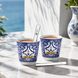 Набір чашок Bialetti x Dolce&Gabbana Mediterranean Blue, 2 x 70 мл + 2 ложки SETBLUCP фото 1