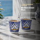Набір чашок Bialetti x Dolce&Gabbana Mediterranean Blue, 2 x 70 мл + 2 ложки SETBLUCP фото 4