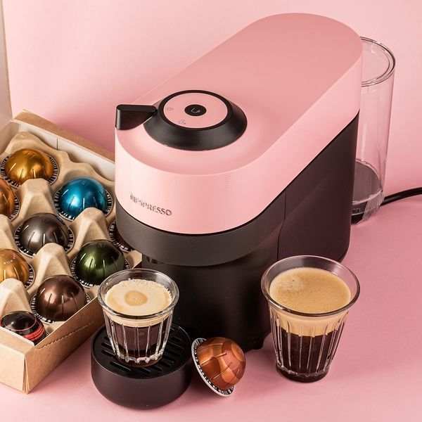 Набор Nespresso Vertuo Pop Summer Frosting Pink: кофемашина + 52 капсулы Vertuo 2621713663 фото