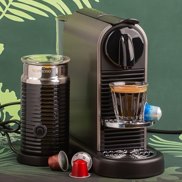 Кавомашина Nespresso CitiZ для капсул Nespresso Platinum Titan D140 (титан) 1785580824 фото