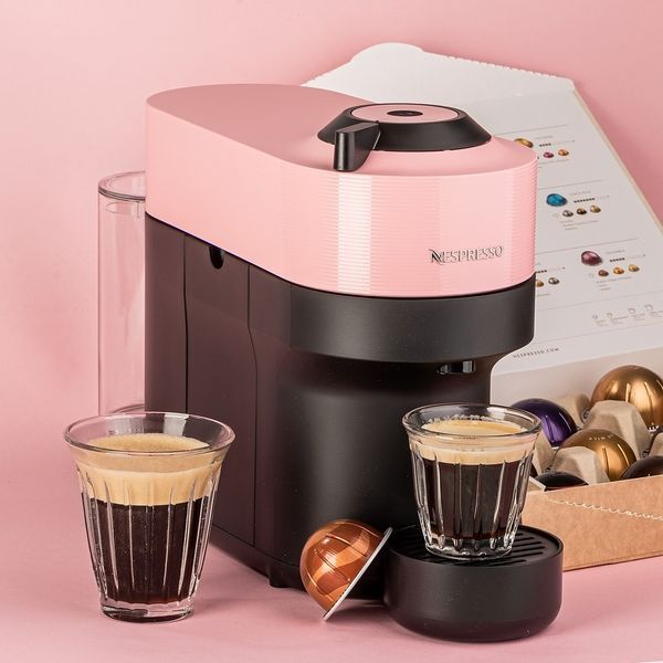 Набор Nespresso Vertuo Pop Summer Frosting Pink: кофемашина + 52 капсулы Vertuo 2621713663 фото