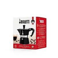 Гейзерная кофеварка Bialetti Moka Express, черная, 3 чашки, 130 мл 0004952 фото