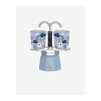 Подарунковий набір Bialetti x Bridgerton Mini Express, 90 мл, з 2 чашками 0005439 фото