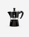 Гейзерная кофеварка Bialetti Moka Express, черная, 3 чашки, 130 мл 0004952 фото 1